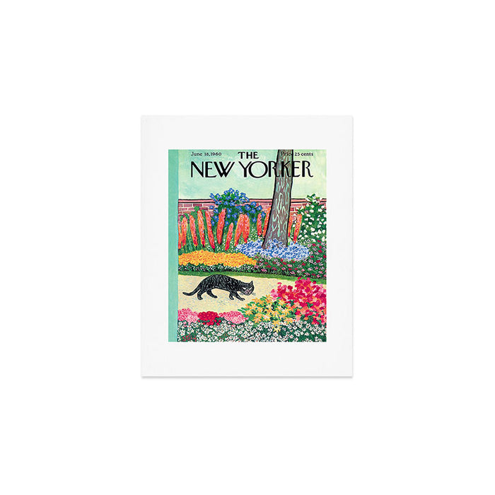 The New Yorker - Black Cat Art Print Gallery Image 1