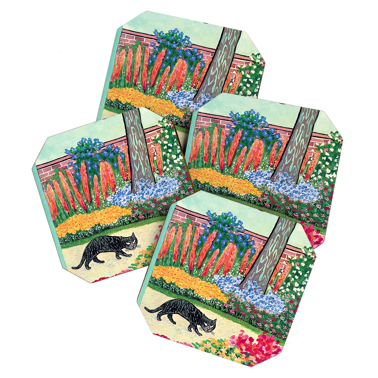 The New Yorker - Black Cat Coaster Gallery Image 1