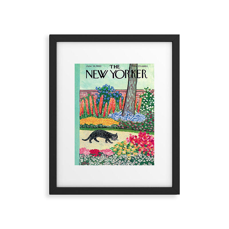 The New Yorker - Black Cat Framed Art Print Gallery Image 5