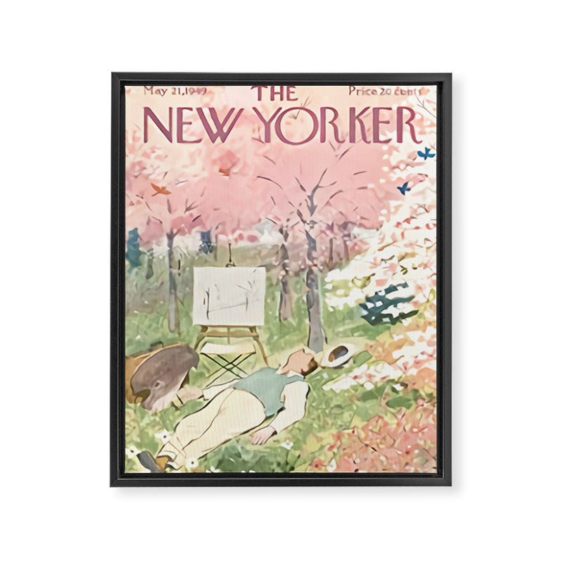  The New Yorker - Poster Framed Canvas Print Gallery Image 6