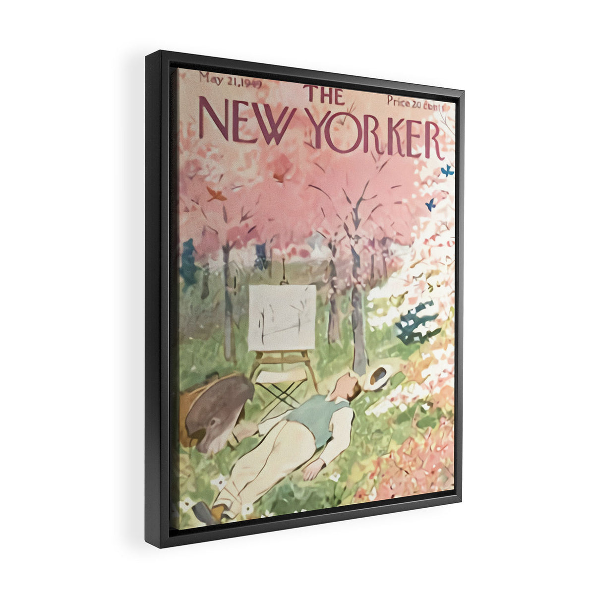  The New Yorker - Poster Framed Canvas Print Gallery Image 2