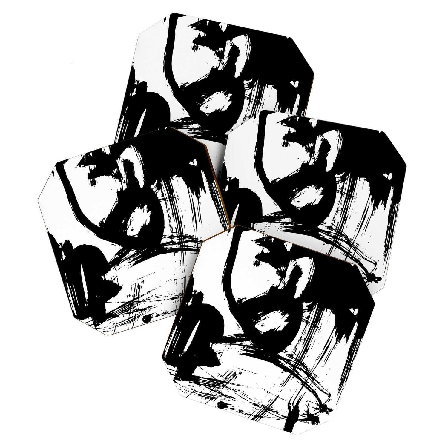 Brushstrokes No.12A by Kathy Morton Stanion Coaster Gallery Image 1