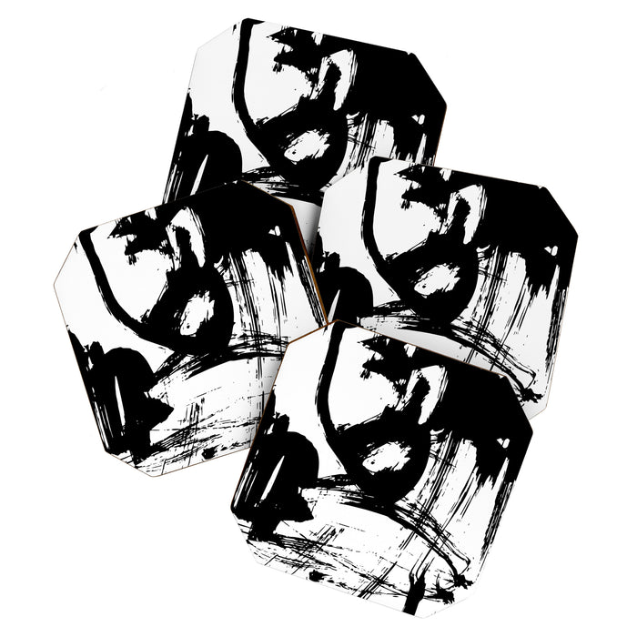 Brushstrokes No.12A by Kathy Morton Stanion Coaster Gallery Image 1