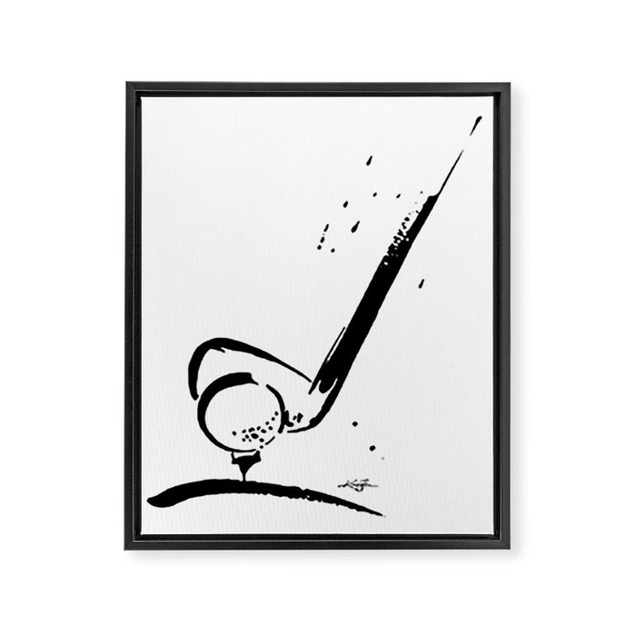Golf Club by Kathy Morton Stanion Framed Canvas Print Gallery Image 1