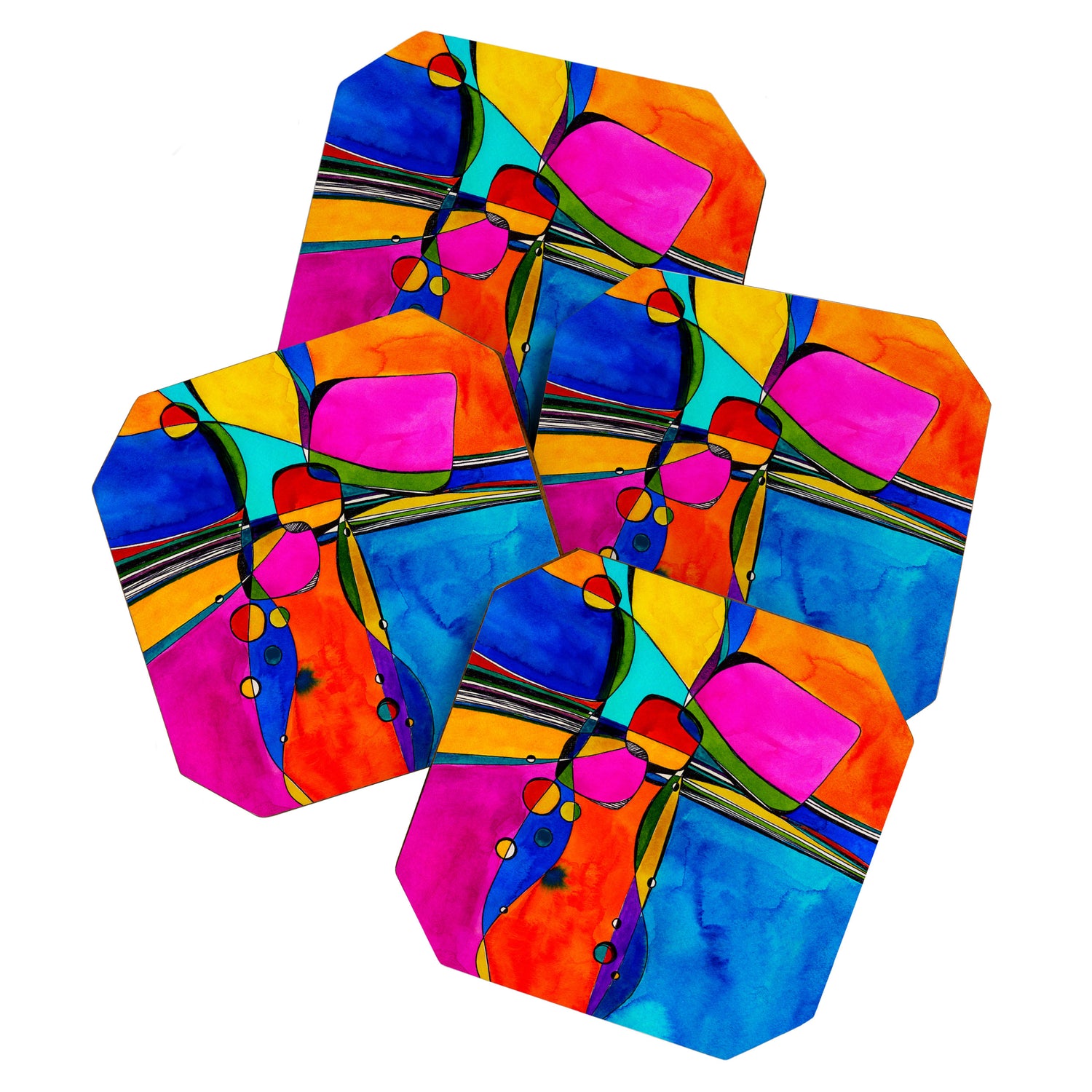 Magical Thinking No. 8 by Kathy Morton Stanion Coaster Gallery Image 1
