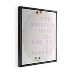 Brave Yogurt Framed Canvas Print Gallery Image 2