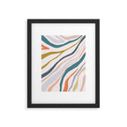 Abstract painting in pastel hues Framed Art Print Gallery Image 6
