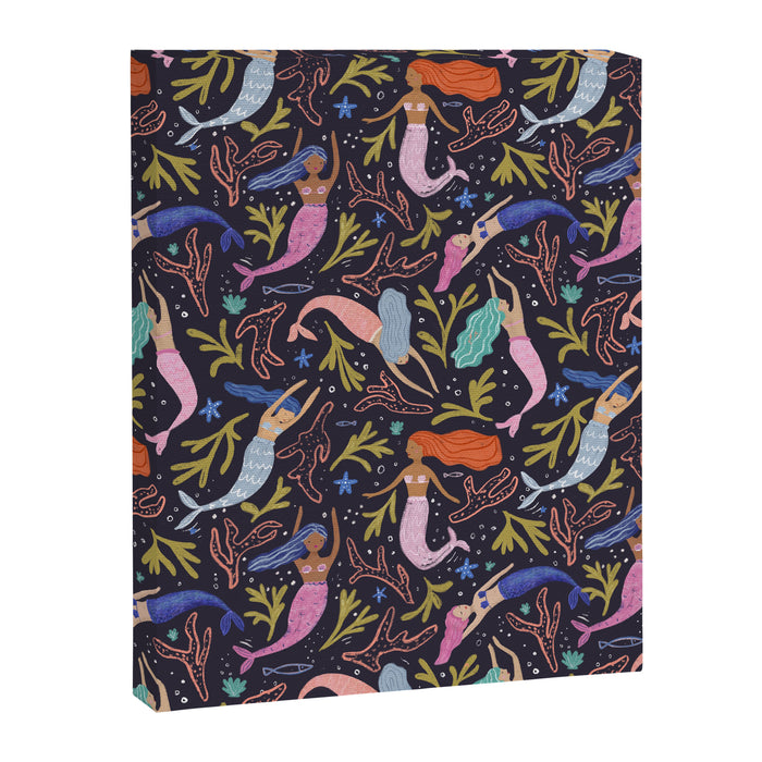 Mermaids pattern  Canvas Print Gallery Image 1