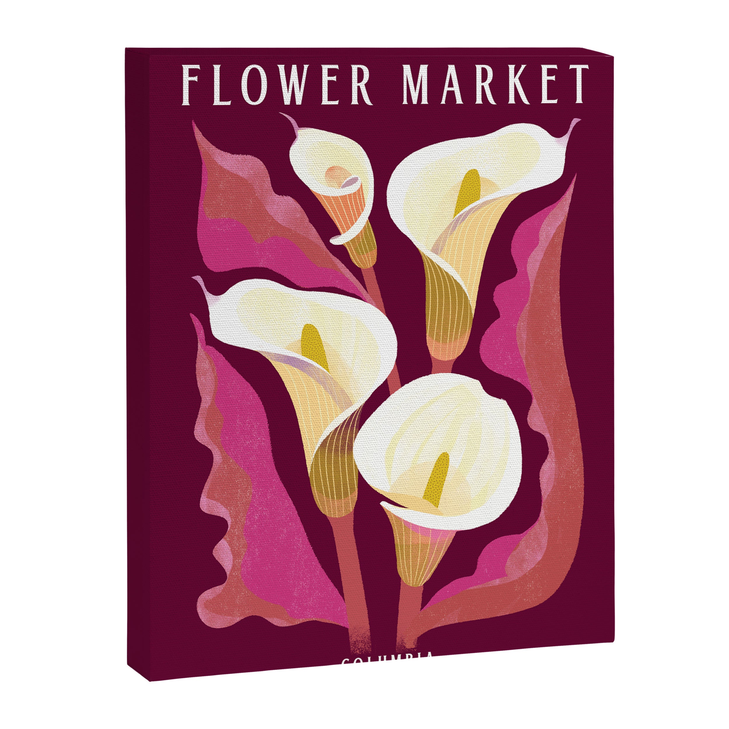 Flower Market Calla Lily Canvas Print Gallery Image 6