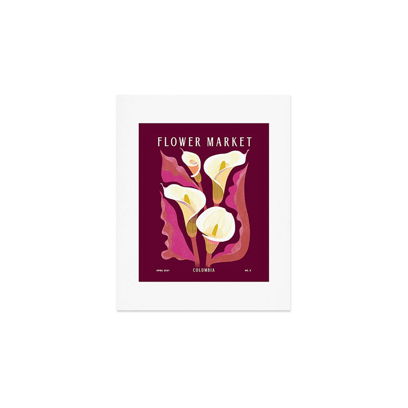 Flower Market Calla Lily Art Print Gallery Image 1