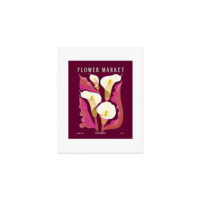 Flower Market Calla Lily Art Print Gallery Image 1