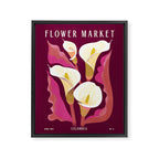 Flower Market Calla Lily Framed Canvas Print Gallery Image 6