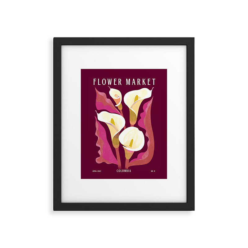 Flower Market Calla Lily Framed Art Print Gallery Image 5