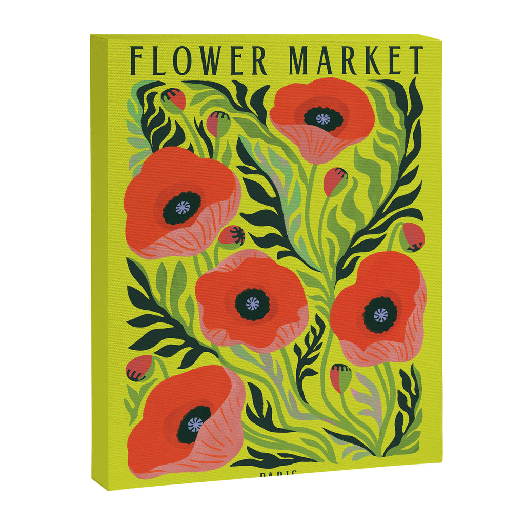 Flower Market Poppies Canvas Print Gallery Image 8