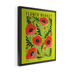 Flower Market Poppies Framed Canvas Print Gallery Image 2