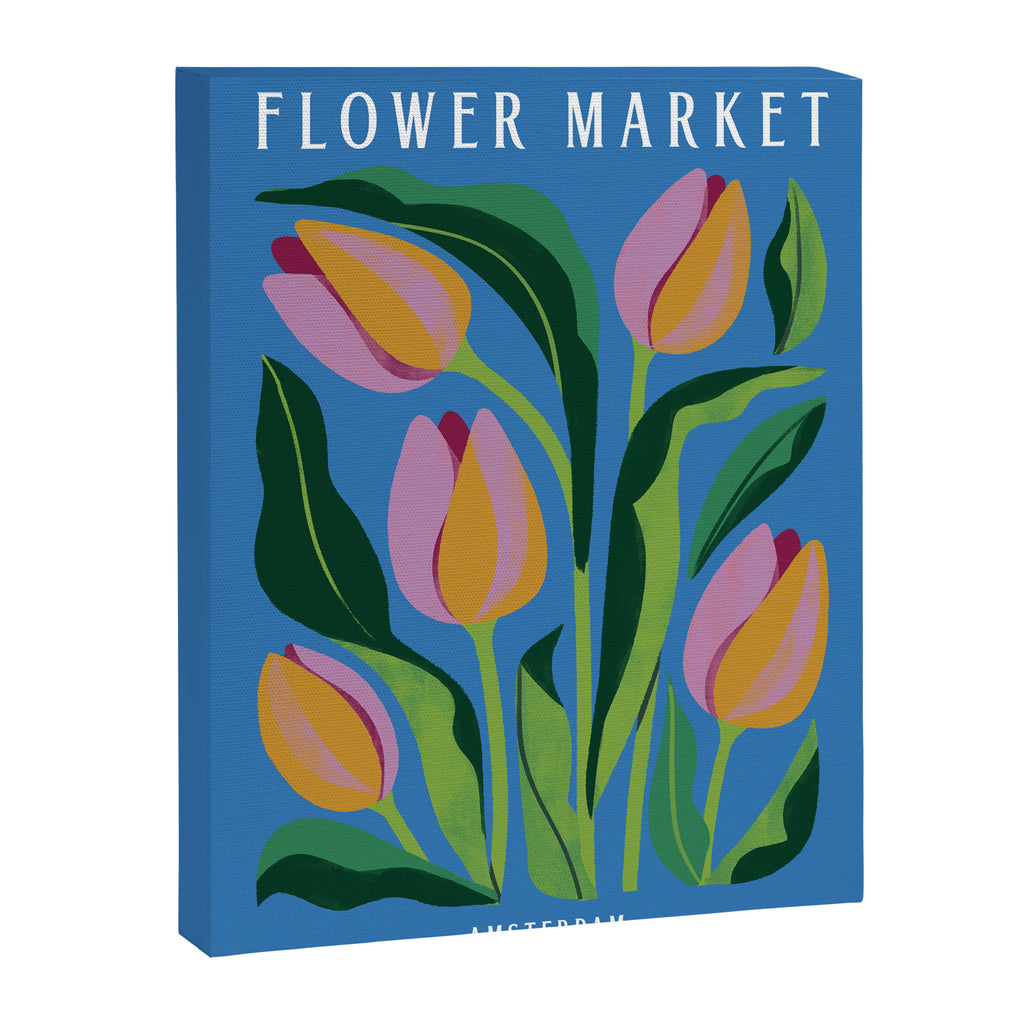 Flower Market Tulips Canvas Print Gallery Image 6