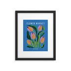 Flower Market Tulips Framed Art Print Gallery Image 5