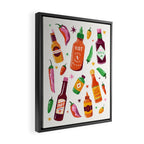 Hot Sauce Lover Framed Canvas Print Gallery Image 2