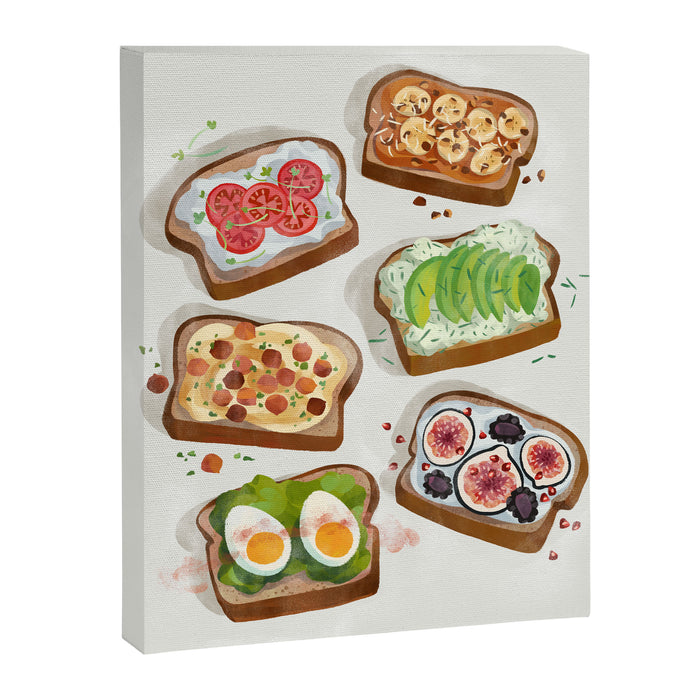 Toast Art Canvas Print Gallery Image 1