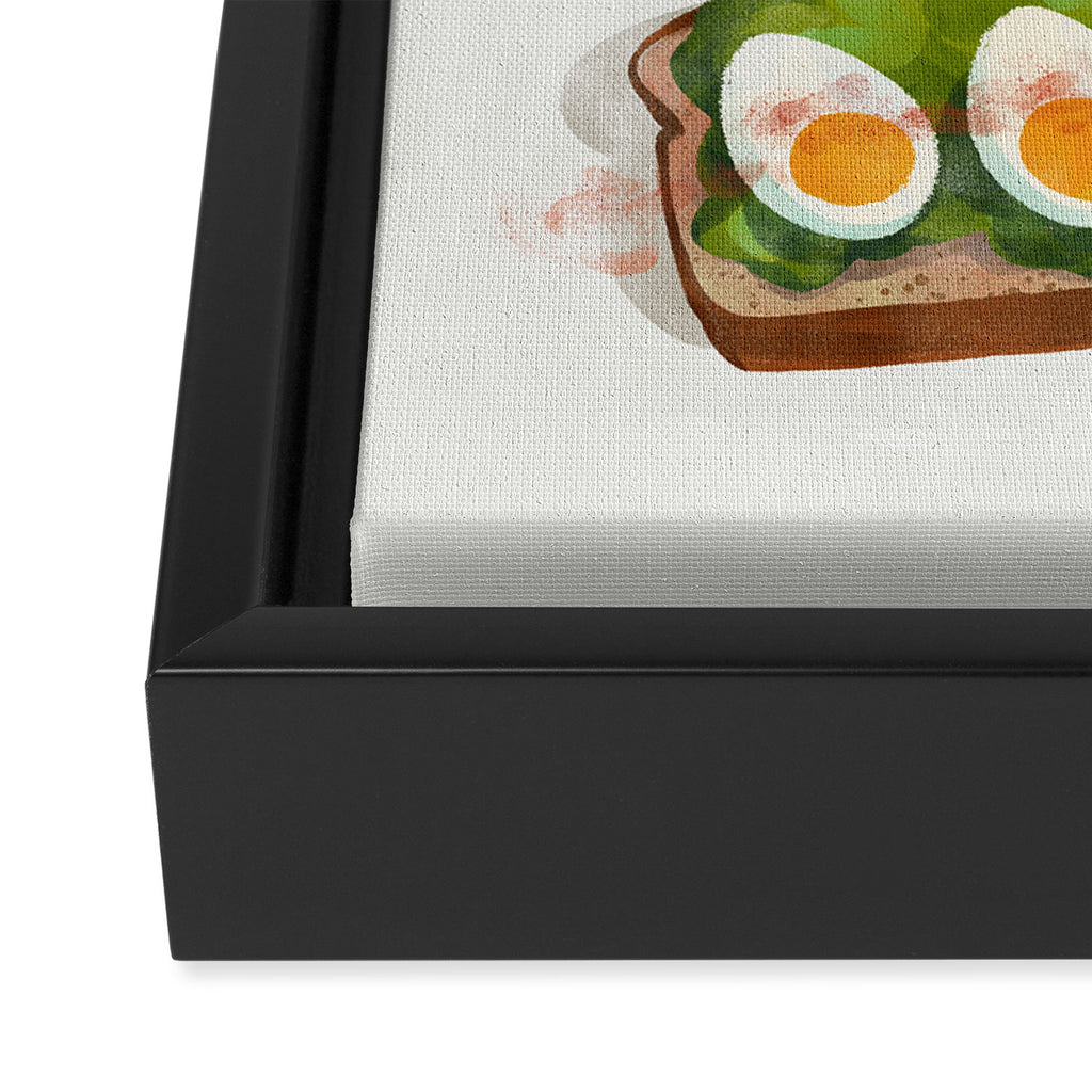 Toast Art Framed Canvas Print Gallery Image 3