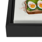 Toast Art Framed Canvas Print Gallery Image 3