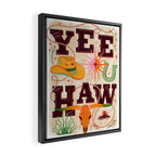 Yeehaw Cowboy Framed Canvas Print Gallery Image 2