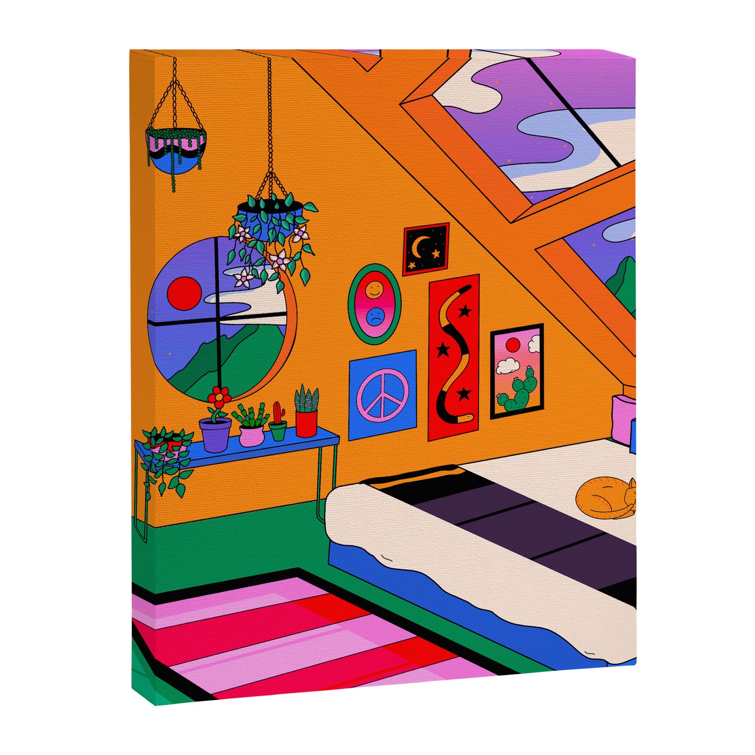 Snoozin Canvas Print Gallery Image 6