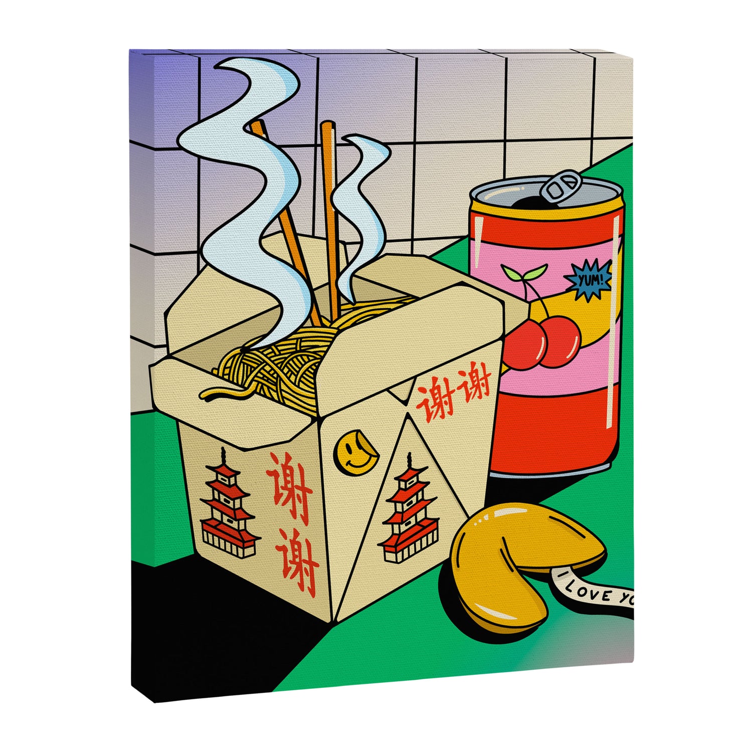 Takeout Canvas Print Gallery Image 6
