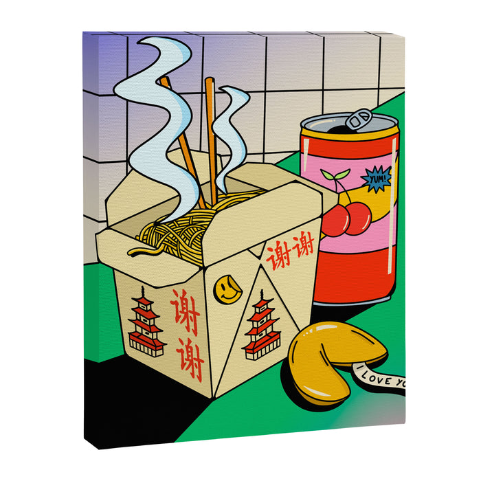 Takeout Canvas Print Gallery Image 1