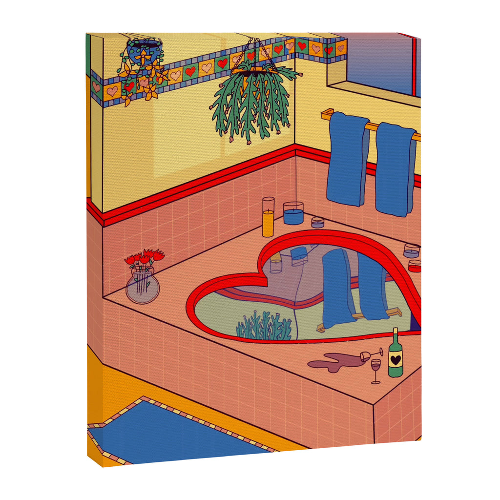 Valentine Tub Canvas Print Gallery Image 6