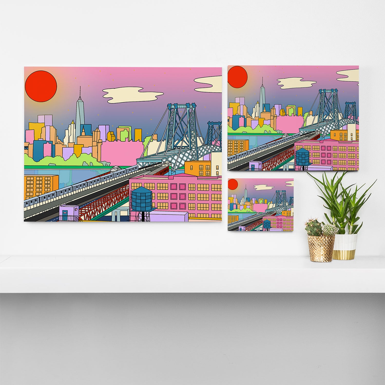Williamsburg Bridge Canvas Print Gallery Image 3