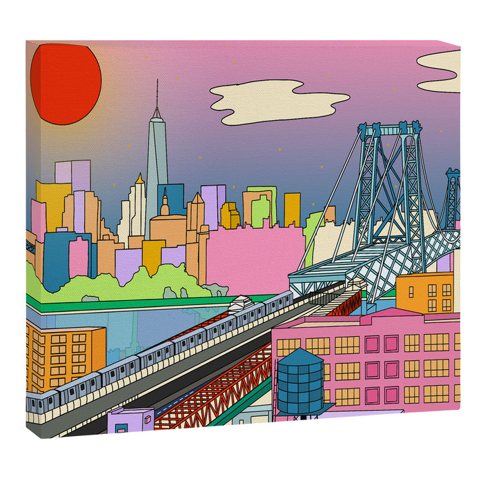 Williamsburg Bridge Canvas Print Gallery Image 1