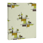 Mid Century Modern Geometric Chartreuse Canvas Print Gallery Image 8