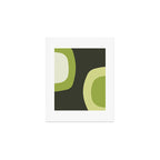 Scandinavian Minimalist Art Chartreuse Art Print Gallery Image 1