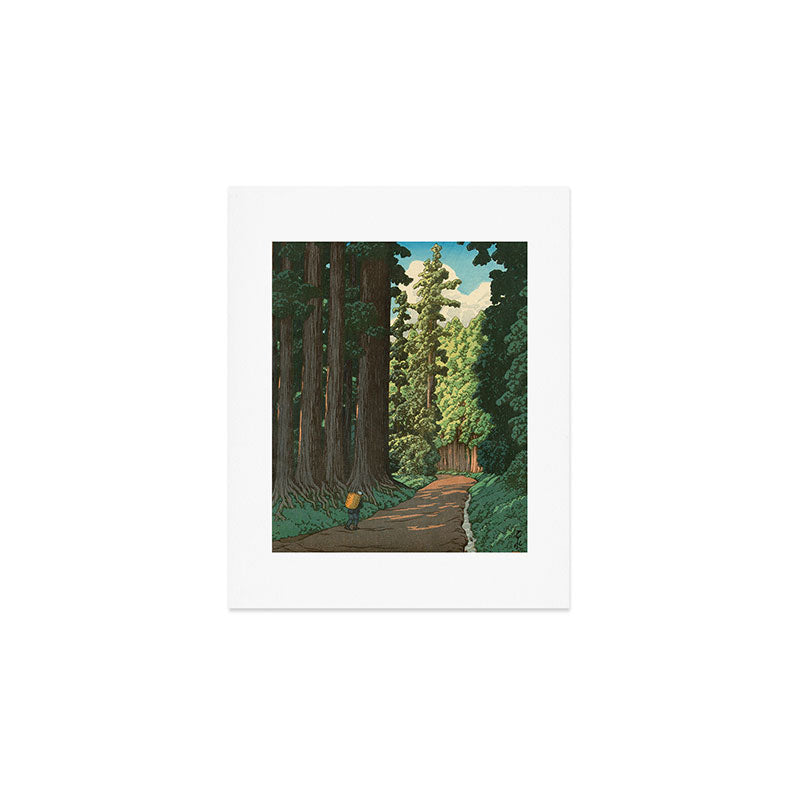 Kawase Hasui: "Road to Nikko" Art Print Gallery Image 1