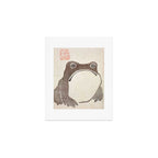 Matsumoto Hoji Grumpy Frog (1814) Art Print Gallery Image 1