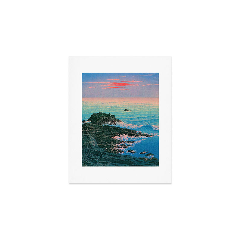 Morning of Cape Inubo by Kawase Hasui Art Print Gallery Image 1