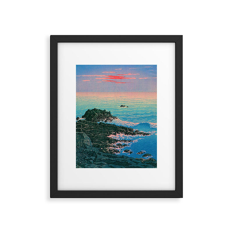 Morning of Cape Inubo by Kawase Hasui Framed Art Print Gallery Image 5