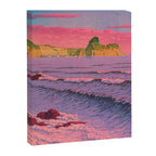 Morning Sea at Shiribeshi by Kawase Hasui Canvas Print Gallery Image 6