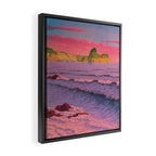 Morning Sea at Shiribeshi by Kawase Hasui Framed Canvas Print Gallery Image 2