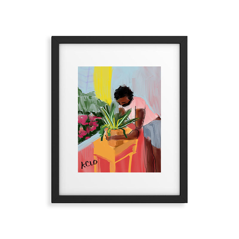 let's make this house a home Framed Art Print