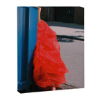Red Dress and Shoes Peek | Fashion Editorial Canvas Print Gallery Image 6