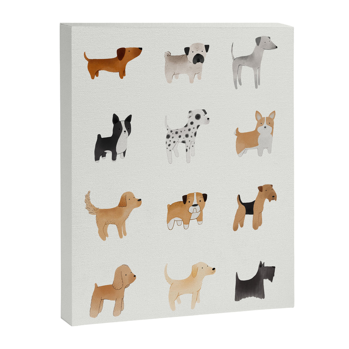 Lots of Cute Doggos Canvas Print Gallery Image 8