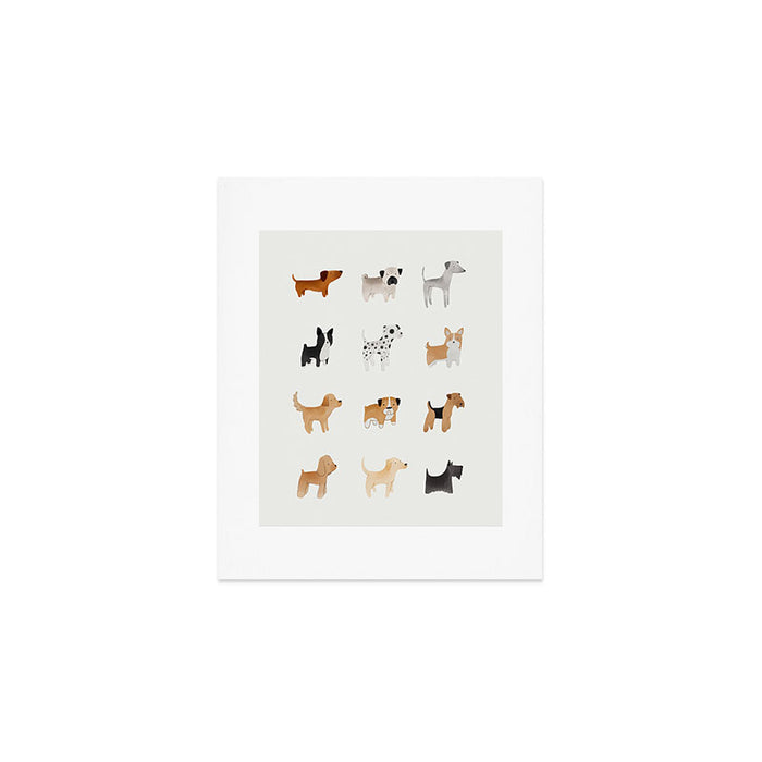 Lots of Cute Doggos Art Print Gallery Image 1