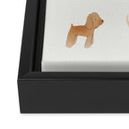 Lots of Cute Doggos Framed Canvas Print Gallery Image 3