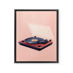 Music in History - Record Player Framed Canvas Print Gallery Image 8
