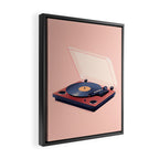 Music in History - Record Player Framed Canvas Print Gallery Image 2