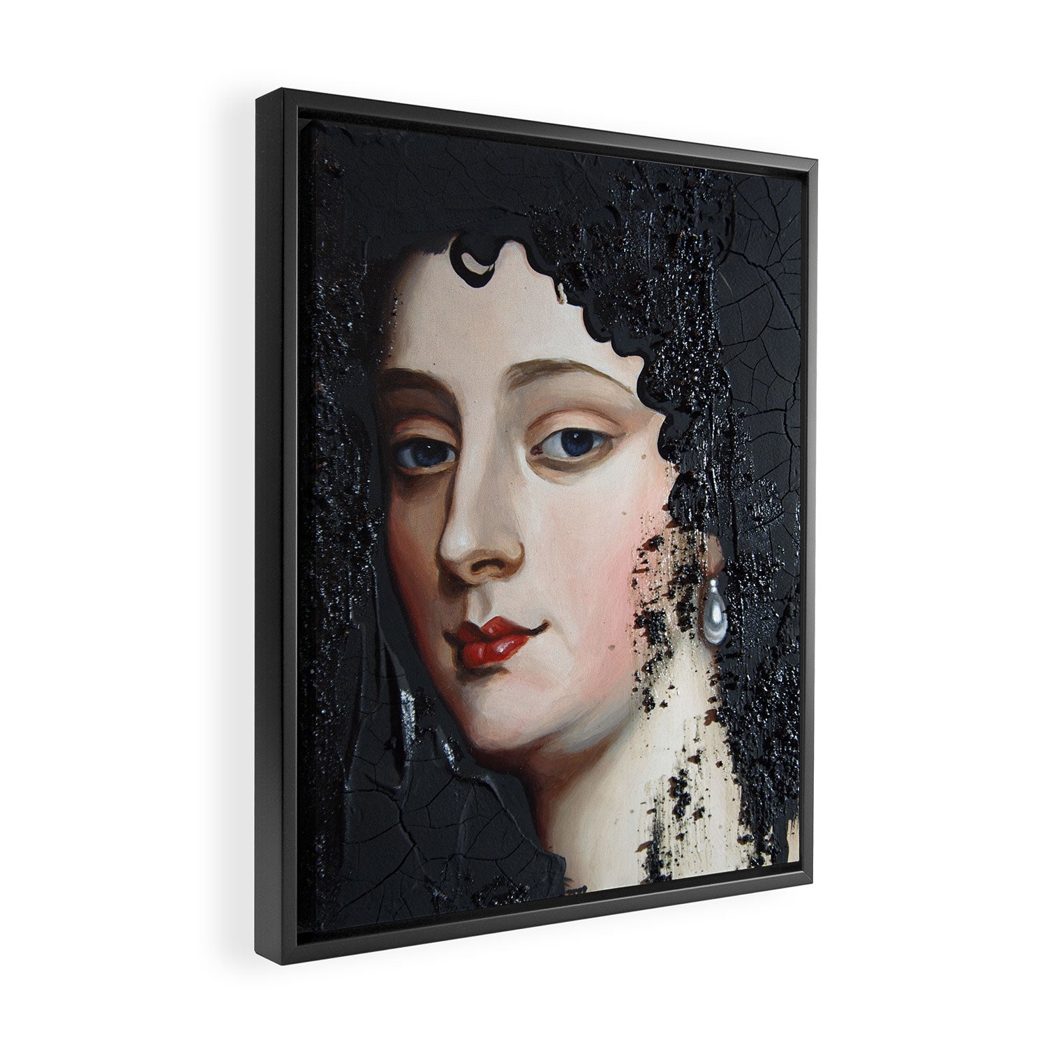 Damage Framed Canvas Print Gallery Image 2