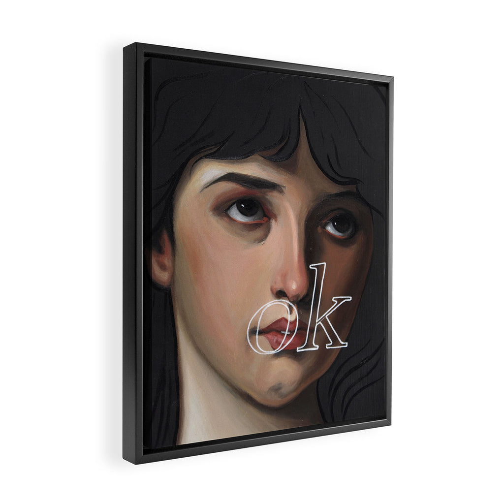 ok Framed Canvas Print Gallery Image 2