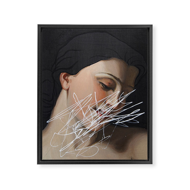 Script Framed Canvas Print Gallery Image 6
